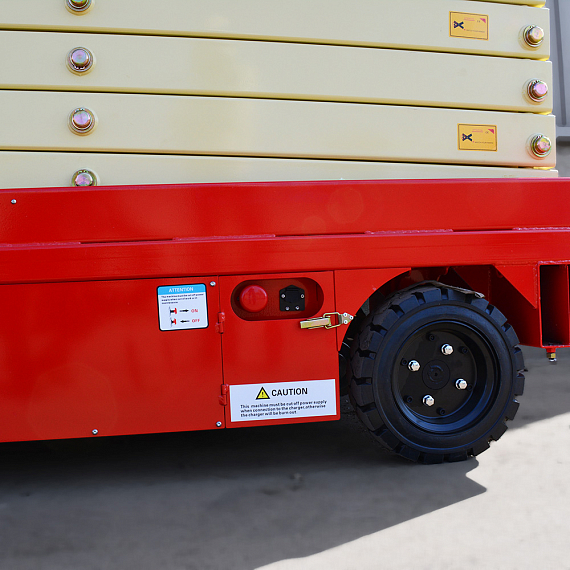 OXLIFT QZ-050-090 Самоходный (поводковый) подъемник ножничного типа с питанием от АКБ 9000 мм 500 кг