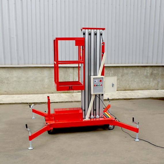 Телескопический Одномачтовый Подъемник ZX-1-080 OXLIFT 8 м 125 кг