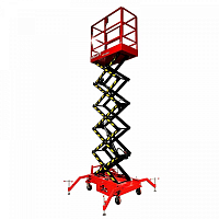 OXLIFT QX-030-030 DC Несамоходный подъемник ножничного типа с питанием от аккумулятора 3000 мм 300 кг